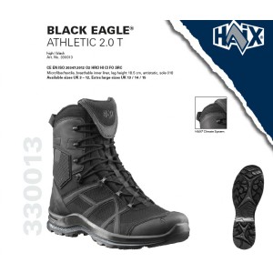 Ботинки тактические HAIX Black Eagle Athletic 2.0 T High | цвет Black | (330013)